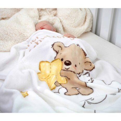 Baby Best Babydecke Microfaserflausch Kleiner Schutzengel 75x100 cm Baby Best Babydecke Microfaserflausch Kleiner Schutzengel 75x100 cm