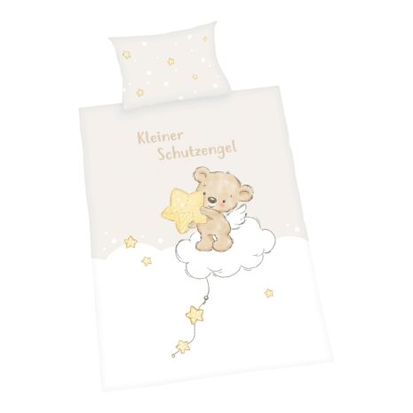 Baby Best Renforcé Wende-Bettwäsche Kleiner Schutzengel 40x60 / 100x135 cm