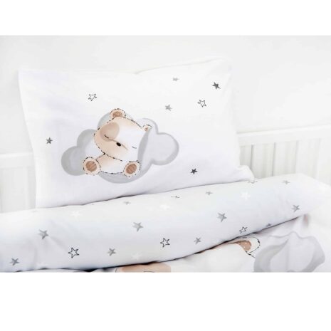 Baby Best Renforcé Wende-Bettwäsche Little Bear 40x60/ 100x135 cm
