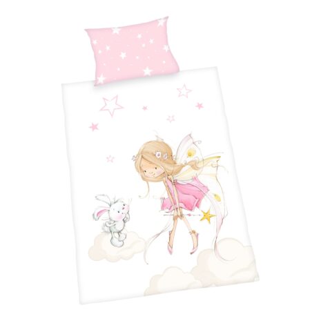 Baby Best Renforcé Wende-Bettwäsche Little Fairy 40x60 / 100/135 cm