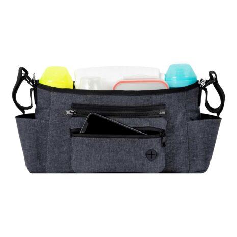 Babycab Kinderwagen Organizer Grau Melange grau