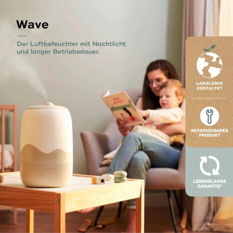 Babymoov 2in1 Luftbefeuchter mit Nachtlicht Wave