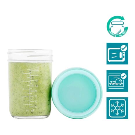 Babymoov 4er-Pack Aufbewahrungsbecher Glas