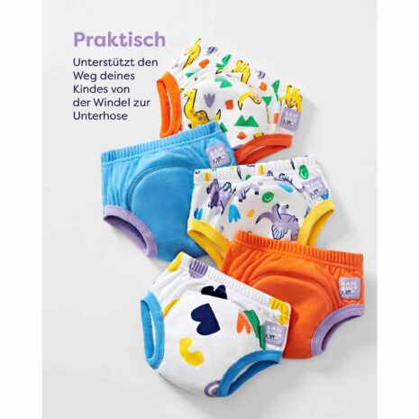 Bambino Mio 5er-Set Töpfchen-Trainingshose 2-3 Jahre Bambino Mio 5er-Set Töpfchen-Trainingshose 2-3 Jahre