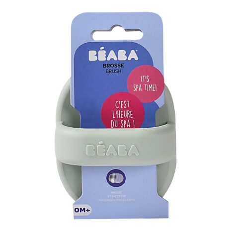 Beaba Bade- und Massagebürste aus Silikon gruen