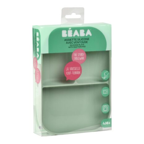 Beaba Esslernteller Silikon mit Saugnapf