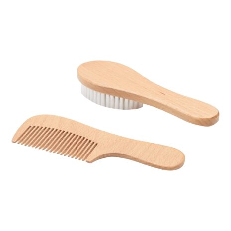 Bébé-Jou Kamm & Bürste aus Buchenholz