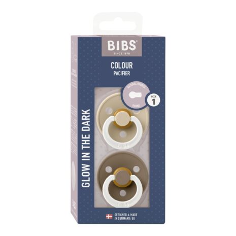 Bibs 2er-Pack Colour GLOW Schnuller 0-6M
