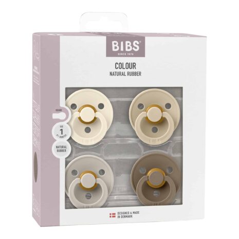 Bibs 4er-Pack Colour Schnuller Latex