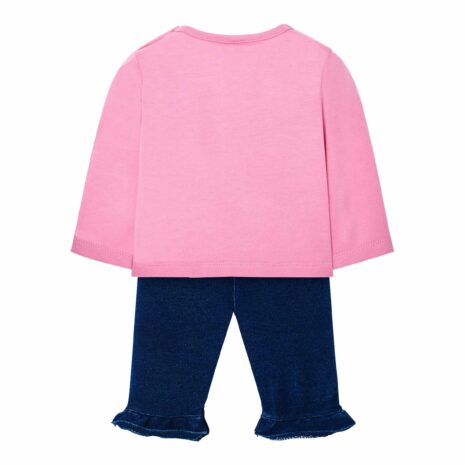 Boboli 2-tlg. Set Shirt langarm und Jeans Mädchen Boboli 2-tlg. Set Shirt langarm und Jeans Mädchen