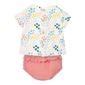 Boboli 2-tlg. Set T-Shirt und Shorts Punkte
