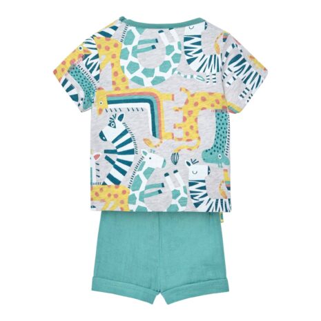 Boboli 2-tlg. Set T-Shirt und Shorts Tiere Boboli 2-tlg. Set T-Shirt und Shorts Tiere