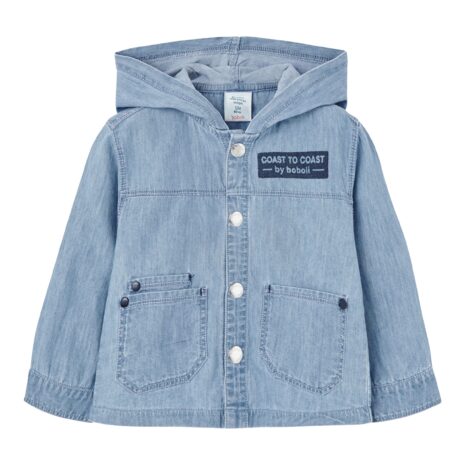 Boboli Jeans-Hemd mit Kapuze