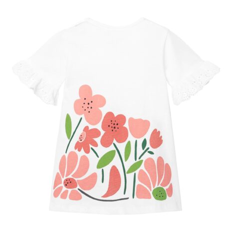 Boboli Kleid kurzarm Blumen Boboli Kleid kurzarm Blumen