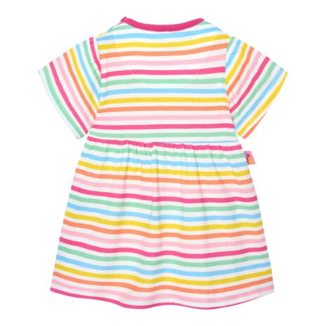 Boboli Kleid kurzarm Früchte Streifen