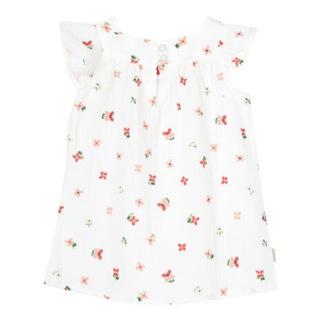 Boboli Musselin-Kleid Flügelarm Blumen Boboli Musselin-Kleid Flügelarm Blumen