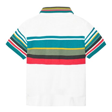 Boboli Polo-T-Shirt Streifen Piqué Boboli Polo-T-Shirt Streifen Piqué