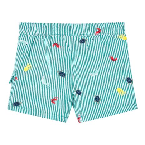 Boboli Shorts Meerestiere Streifen