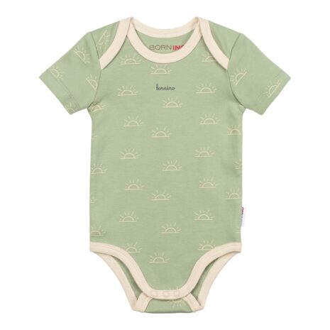 Bornino Be Happy 2er-Pack Bodys kurzarm Sonne