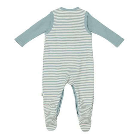 Bornino Cozy Time Strampler-Set 2-tlg. mit Body Ringel