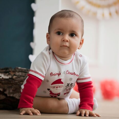 Bornino Festliche Mode Body langarm Weihnachten