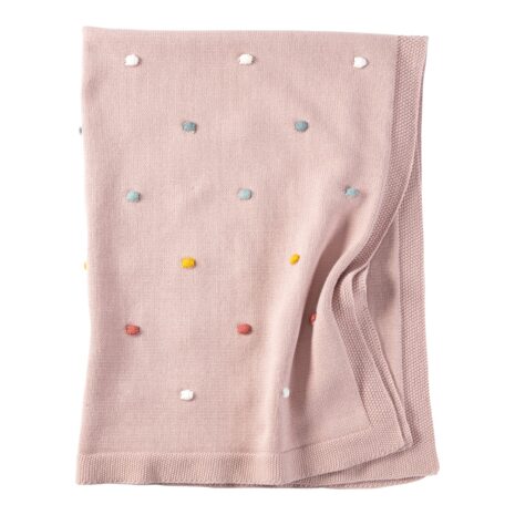 Bornino Home Babydecken-Set mit Greifling Elefant 80x100 cm