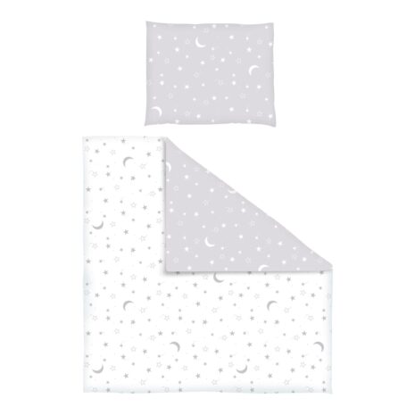 Bornino Home Bettwäsche Mond und Sterne 35x40 / 80x80 cm