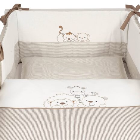 Bornino Home Bettwäscheset Wild Friends 4-teilig Bornino Home Bettwäscheset Wild Friends 4-teilig