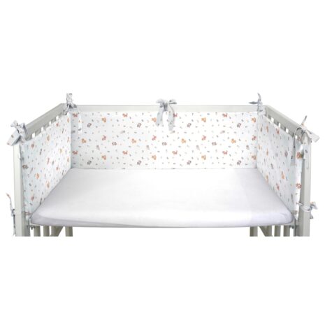 Bornino Home Nestchen für Beistellbett Waldfreunde 26x166cm
