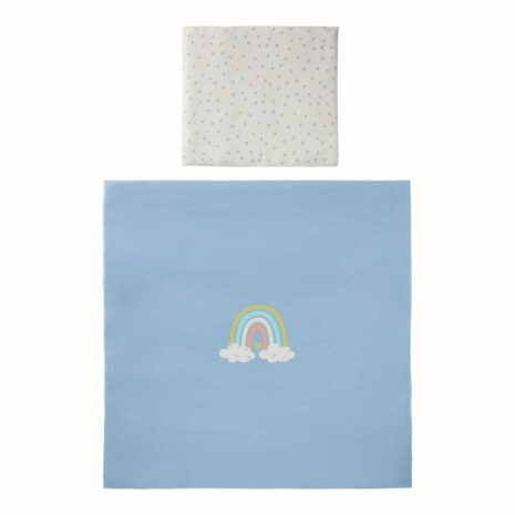 Bornino Home Wende-Bettwäsche Regenbogen 35x40 / 80x80 cm Bornino Home Wende-Bettwäsche Regenbogen 35x40 / 80x80 cm