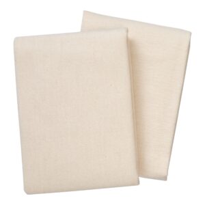 Bornino Lieblinge 2er-Pack Moltontücher 80x80 cm ungebleicht