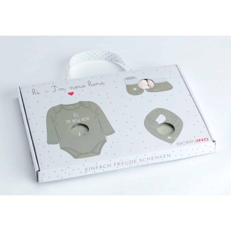 Bornino Lieblinge 3-tlg. Geschenkset Body langarm Bornino Lieblinge 3-tlg. Geschenkset Body langarm