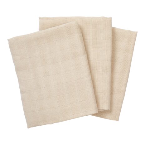 Bornino Lieblinge 3er-Pack Mullwindel ungebleicht 80x80 cm