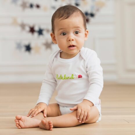 Bornino Lieblinge Sprüchebody langarm Glückskind