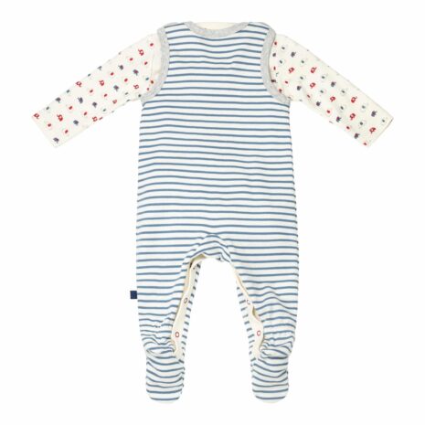 Bornino Lieblinge Strampler-Set 2-tlg. mit Shirt Elefant Ringel