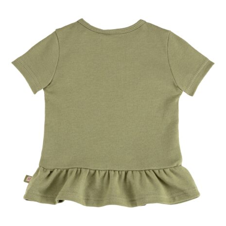 Bornino Little Safari T-Shirt mit Volant Giraffe