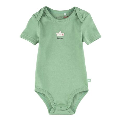 Bornino Summer Beach 2er-Pack Bodys kurzarm Fische Papierboot Bornino Summer Beach 2er-Pack Bodys kurzarm Fische Papierboot