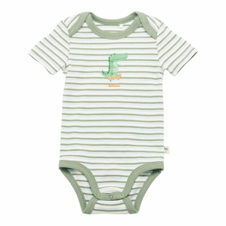 Bornino Sunny Adventure 2er-Pack Bodys kurzarm Krokodil Hai