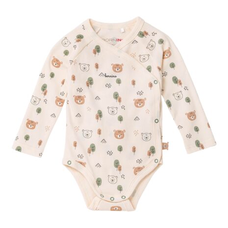 Bornino Tiny Forest 2er-Pack Wickelbodys langarm Tiny Forest