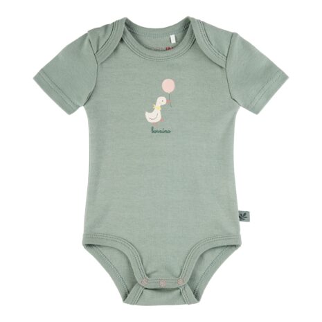 Bornino Tiny Friends 2er-Pack Bodys kurzarm Gänse Bornino Tiny Friends 2er-Pack Bodys kurzarm Gänse