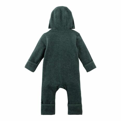 Bornino Wollfleece-Overall mit Klappbündchen aus Merinowolle