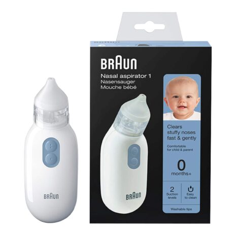 Braun Elektrischer Nasensauger für alle Altersgruppen 0+