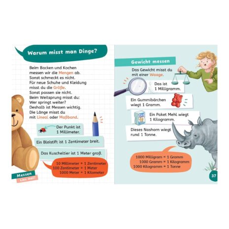 Carlsen Verlag Sachbuch Frag doch mal die Maus: Wissen zum Schulstart - Mathe