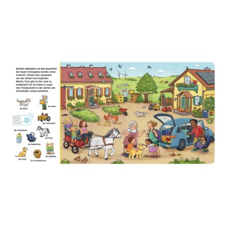Carlsen Verlag Soundbuch Hör mal: Wimmelbuch - Auf dem Bauernhof
