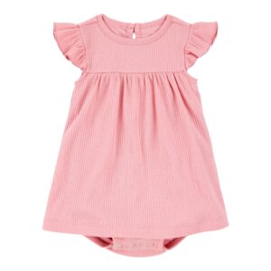 Carter's 2-tlg. Set Bodykleid kurzarm und Jacke Rippqualität