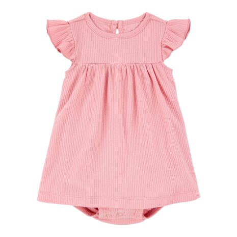 Carter's 2-tlg. Set Bodykleid kurzarm und Jacke Rippqualität Carter's 2-tlg. Set Bodykleid kurzarm und Jacke Rippqualität