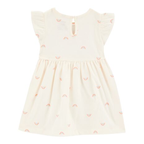 Carter's 2-tlg. Set Kleid Flügelarm und Spieler Regenbogen