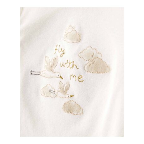 Carter's 2-tlg. Set Shirt langarm und Jogginghose Ringel Gänse Rippqualität