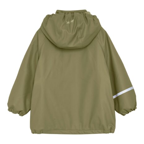Celavi Regenjacke mit abnehmbarer Kapuze gefüttert