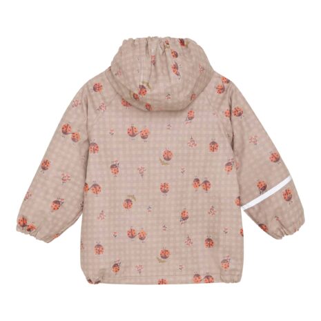 Celavi Regenjacke mit abnehmbarer Kapuze gefüttert Marienkäfer